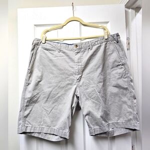 Mens Polo Ralph Lauren classic fit chino shorts flat front light grey
